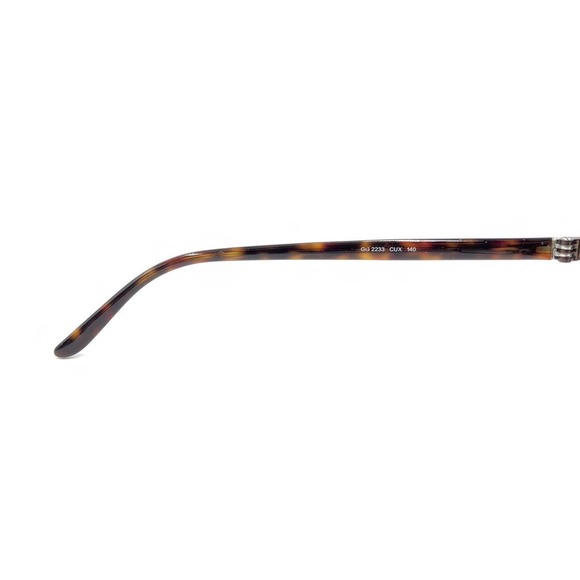 Gucci GG 2233 CUX Tortoise Brown Eyeglasses Frames 53-19 140 Italy Designer - Picture 10 of 12